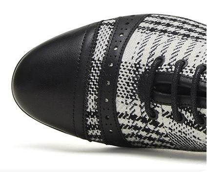 昆凌同款，千鸟格纹英伦风单鞋！千鸟格纹放在鞋子上一样好看