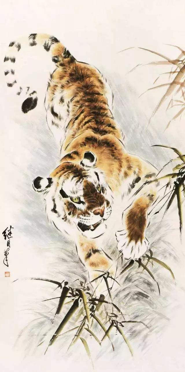 刘继卣画老虎,刘继卣的老虎画得最好