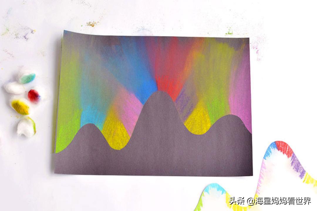 蜡笔油画棒画法,超简单的油画蜡笔素材教程