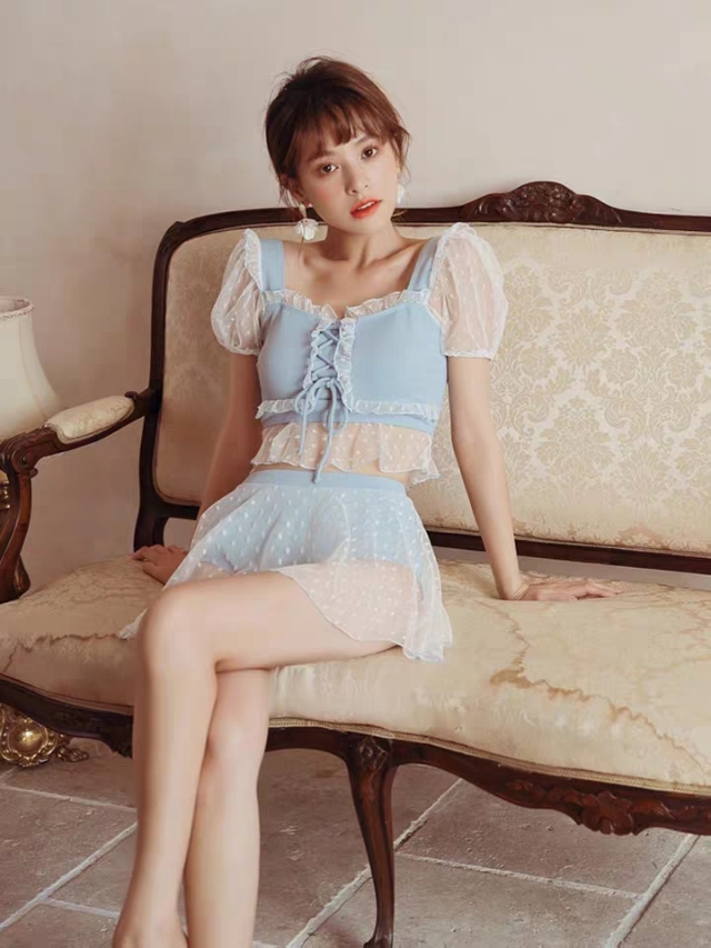 超短裙露肩连体泳衣,连体泳衣女遮肉保守裙式泳装新款