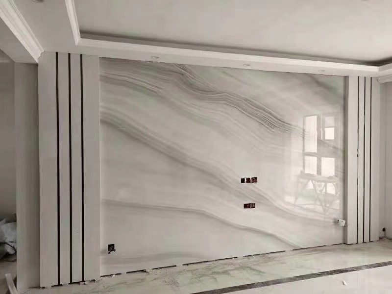 石材背景墙瓷砖颜色搭配效果图,极简大理石瓷砖背景墙效果图