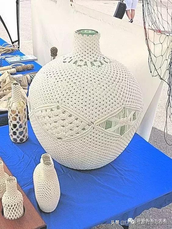 编绳杯套,编绳防烫杯套