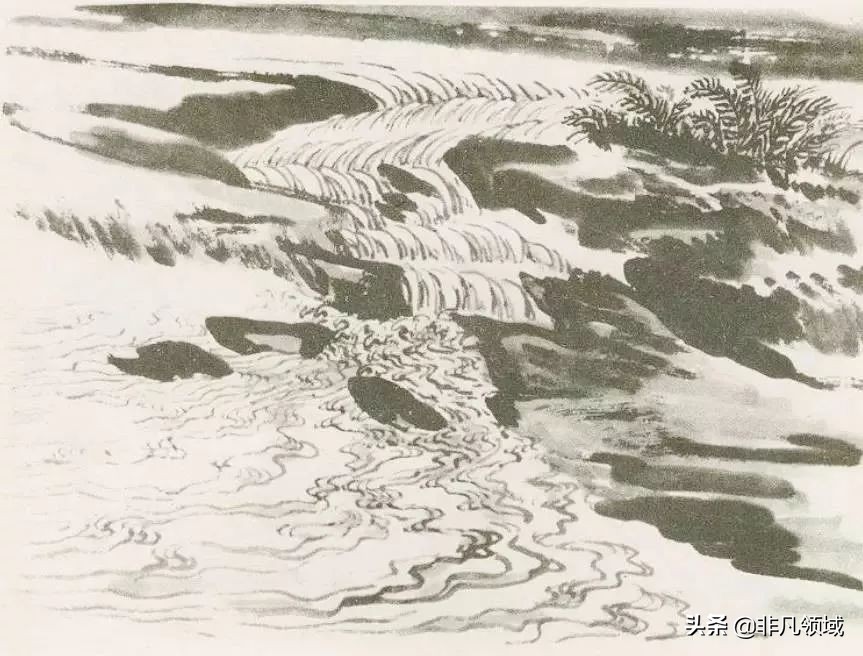 如何画水墨画初学者,中国画技法入门怎么画青绿山水