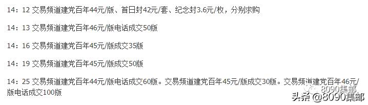 建党百年邮票价格,建党100周年邮票现市价多少