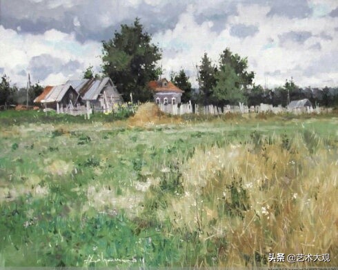 delbertgish风景油画作品欣赏,亚历山大尤扎科夫油画作品欣赏