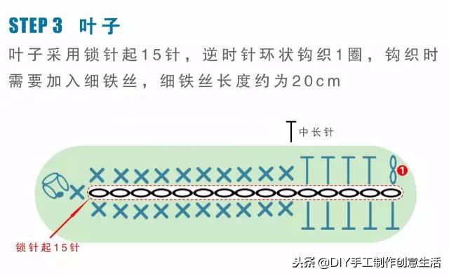 最简单的康乃馨钩织教程,毛线钩母亲节康乃馨花教程