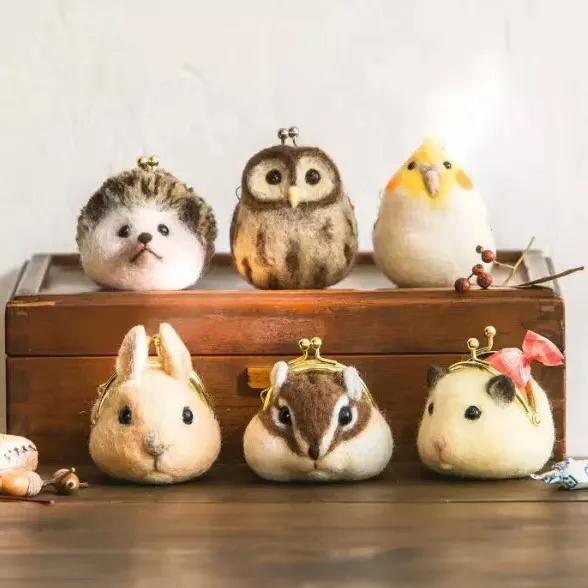 治愈系羊毛毡手工制作,毛毡手工diy大全