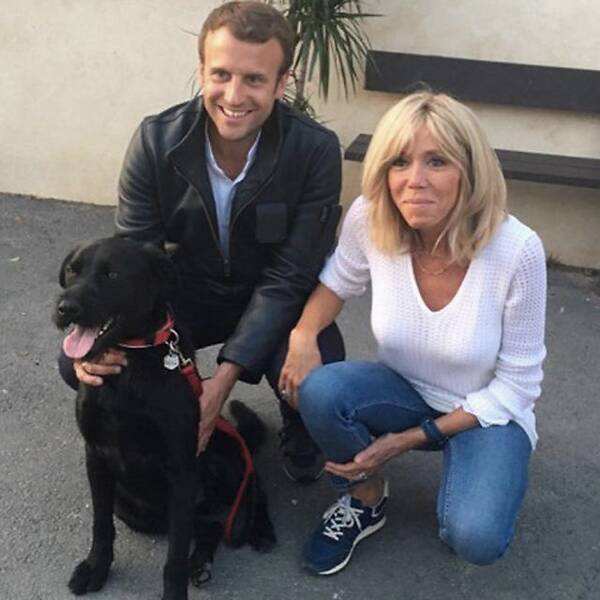 法国总统真Man！跟大25岁老婆出海频繁秀肌肉，布丽吉特一脸漠然