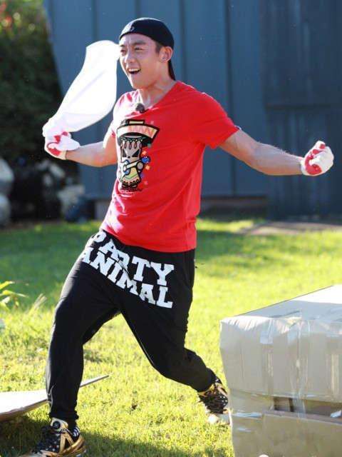 小猎豹郑恺躲避大黑球,郑恺被称为小猎豹的原因