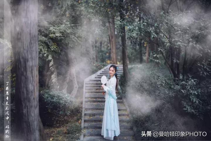 简单3步把照片p成水墨画,ps古风照片p图教程