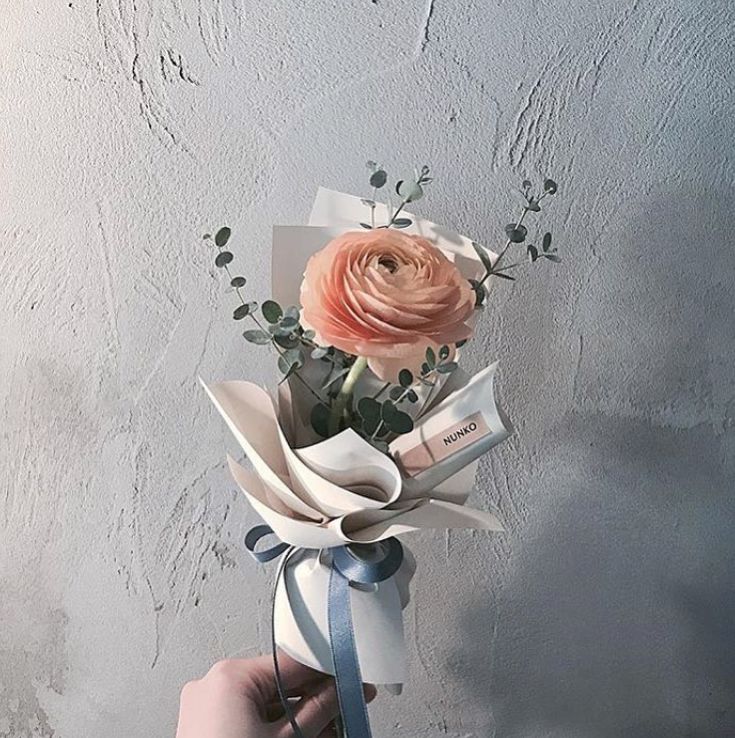 单支花束图片送女朋友,单支玫瑰花束怎么包装赶紧学起来