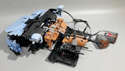 宇星模王13056拼装全过程,宇星模王积木开箱拼装过程