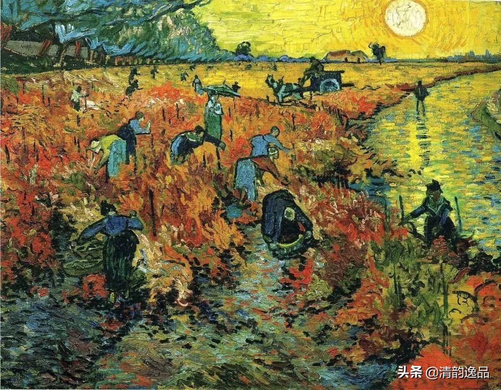 梵高vangogh向日葵,梵高的后期画风解析
