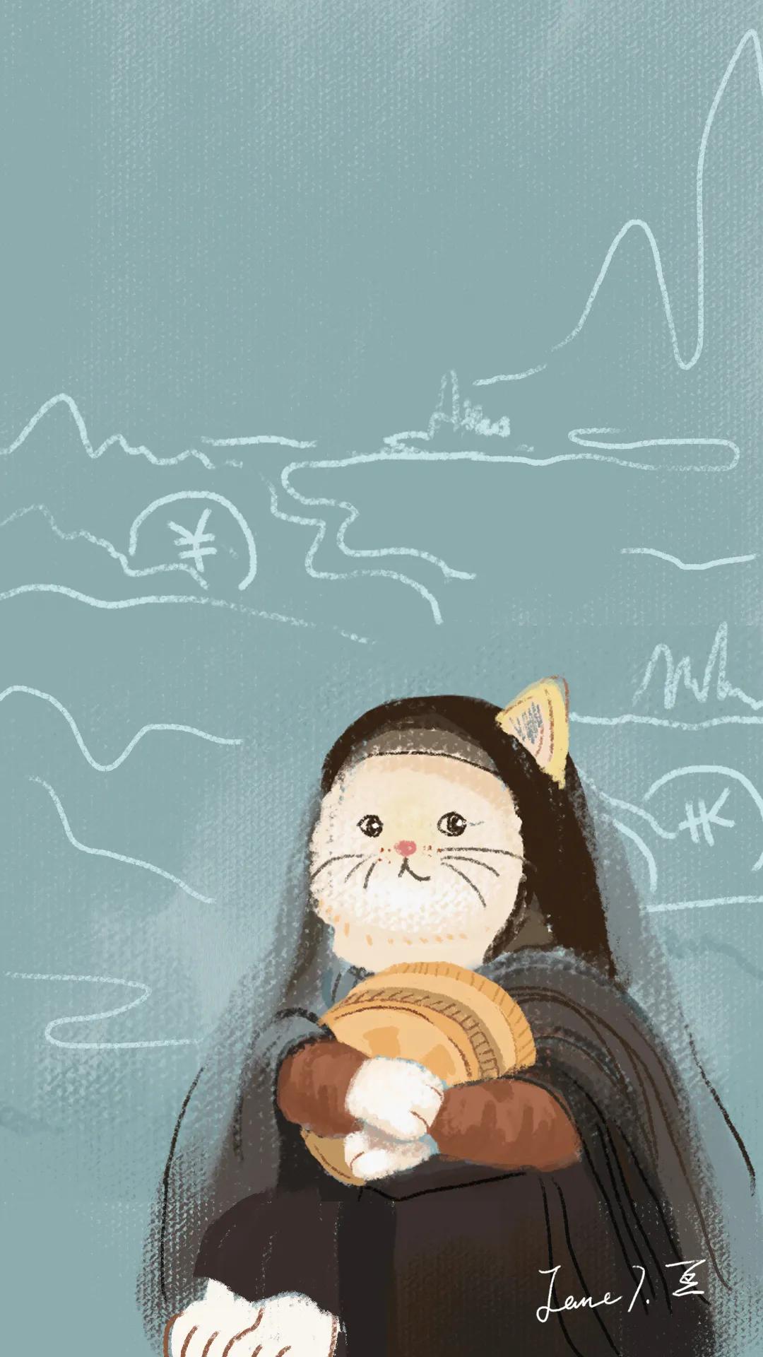 我把猫，装进了世界名画里，到底我有多爱喵喵酱？主子您要啥？