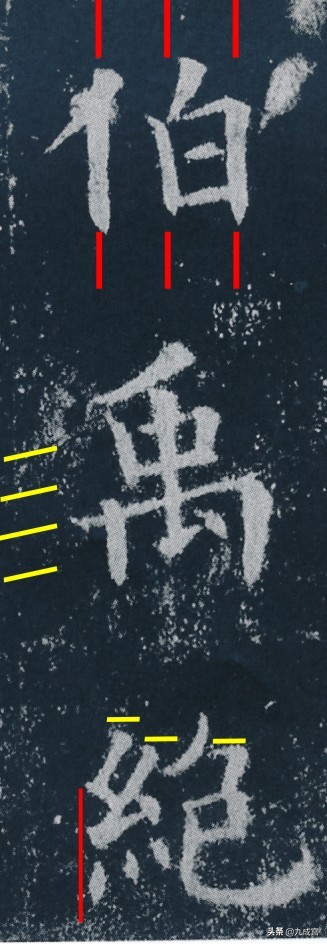 欧阳询九成宫临习——204　“舜勤深伯禹绝”