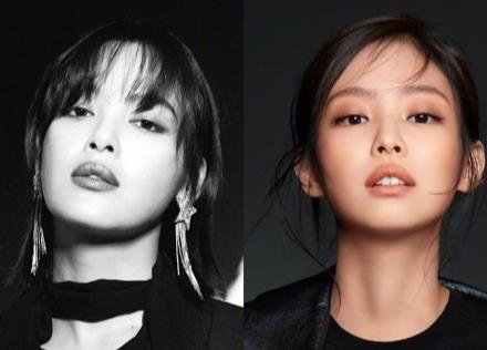 辛芷蕾和jennie很像,辛芷蕾jennie撞脸照片