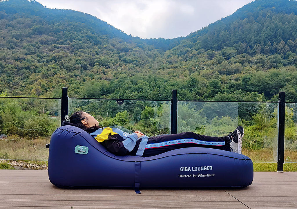 户外便携气垫加厚拼接自动充气垫,气垫床户外充电