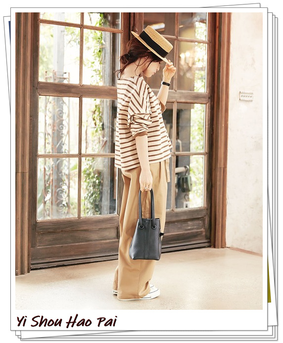 横条纹上衣搭配什么好看,横条纹的上衣搭配
