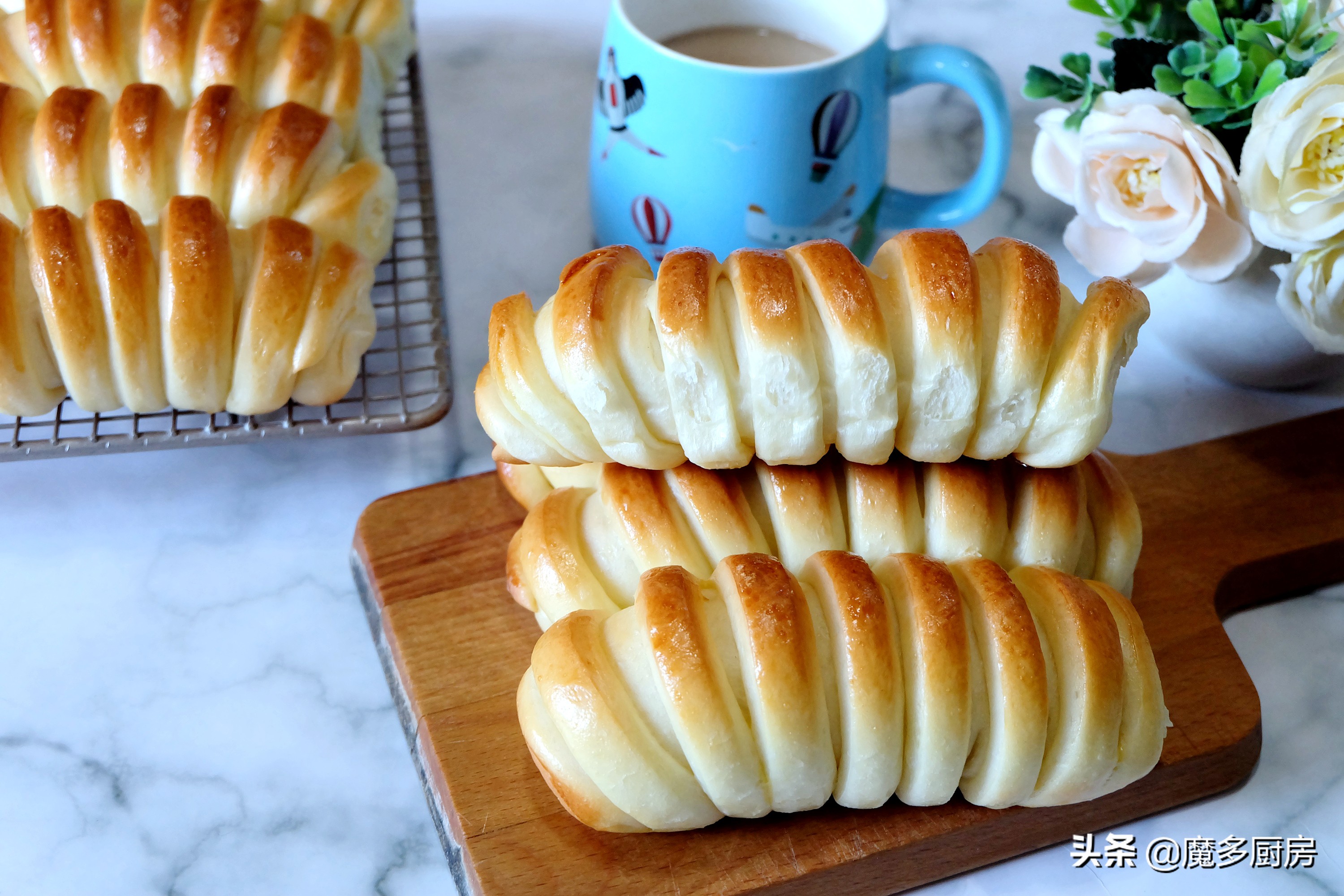 适合孩子做的毛毛虫面包怎么做,孩子要吃面包