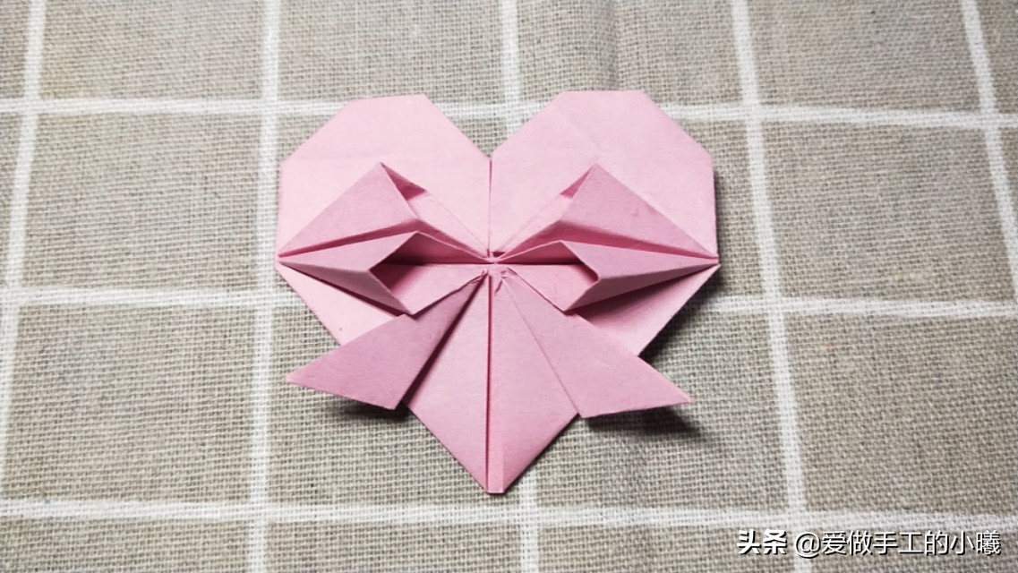 六一儿童节闺蜜手工折纸蝴蝶结,蝴蝶结折纸教程少女心魔法棒