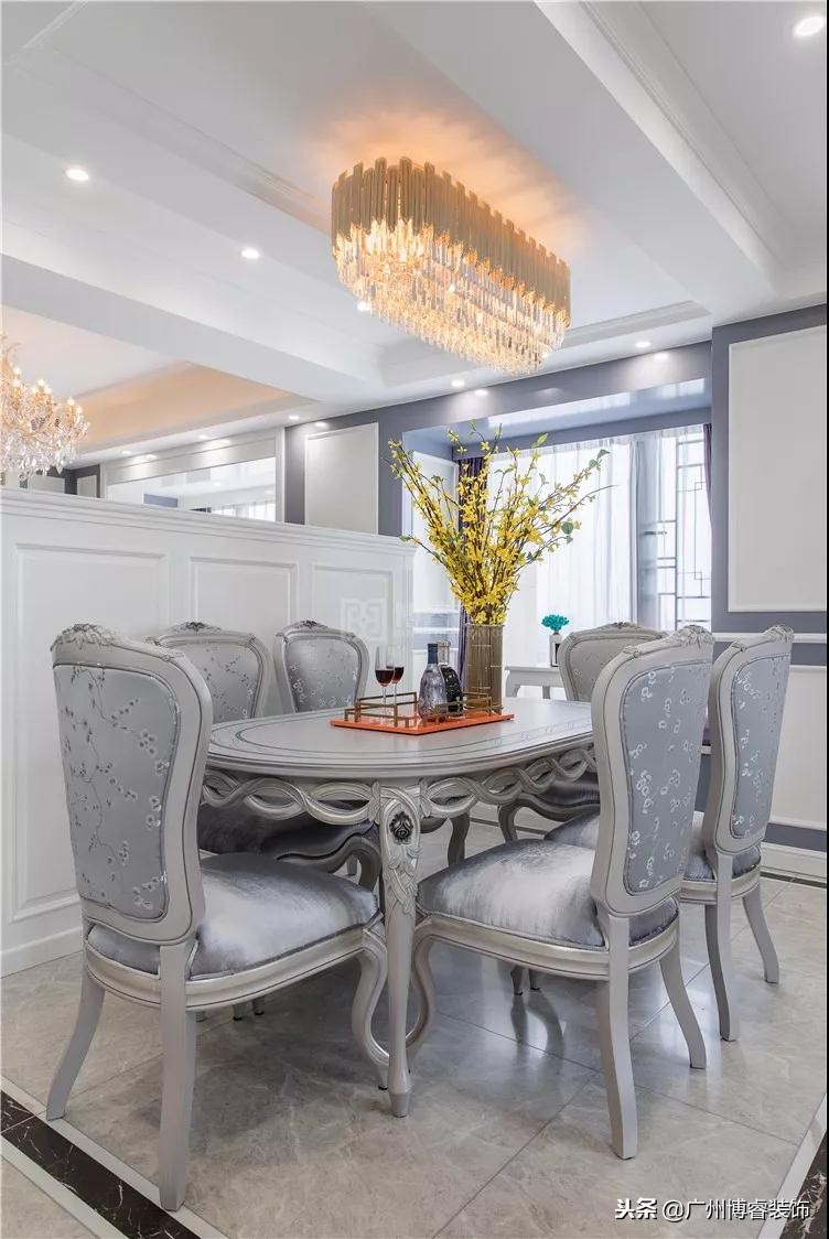 轻奢简欧复式风格装修效果图,220平意式轻奢装修