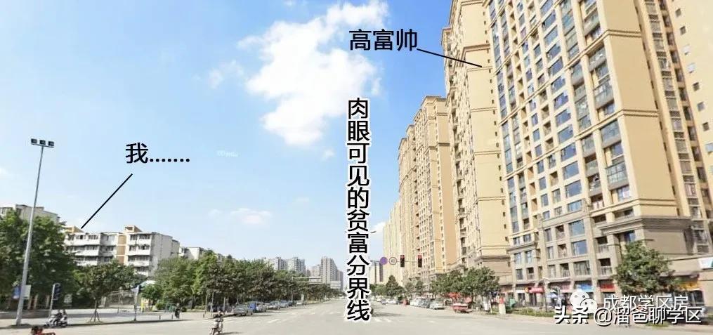 一条马路之隔房价差距大,相隔一条街房价差几倍