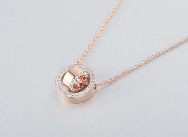 纯银项链女2022年新款七夕节礼物,七夕节送女友什么礼物