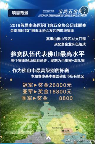 南海区铝门窗五金装饰协会“首届足球联赛宝高五金杯”等你来战
