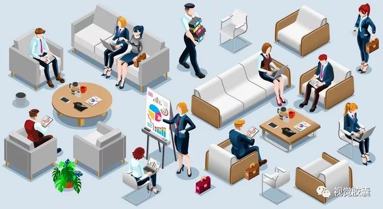 领导求你用插画风画建筑！因为他也想早点下班！附插画效果图素材