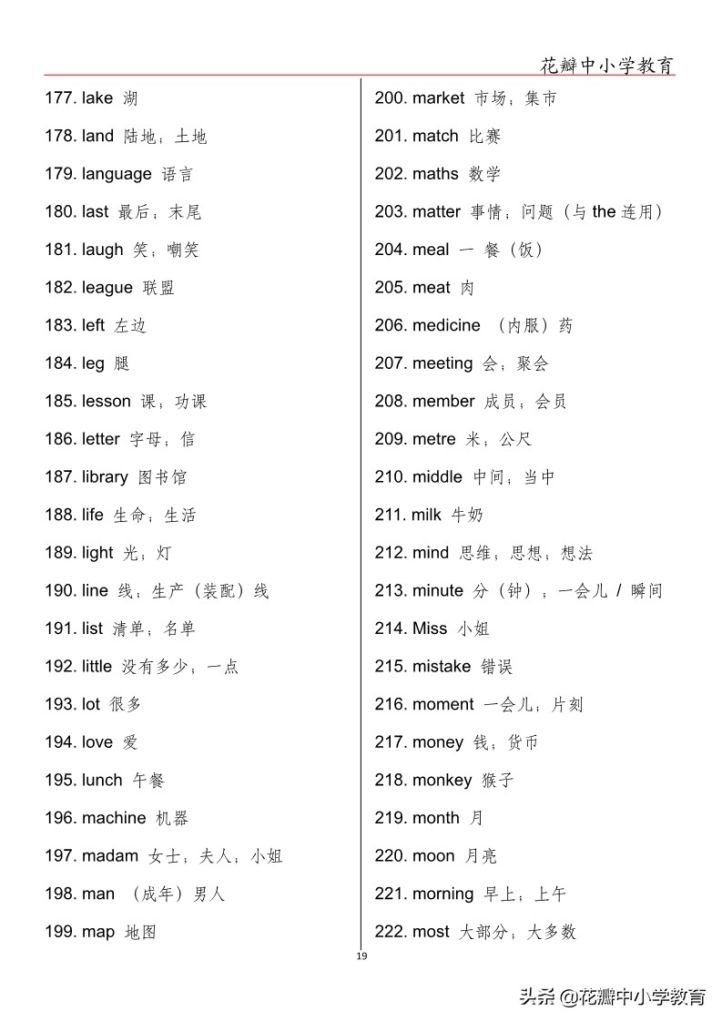 中考英语单词必背人教版,中考英语单词每天50个