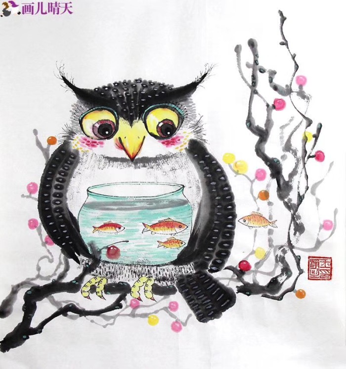 儿童国画作品,儿童国画学习