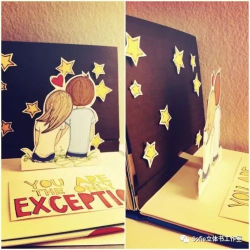 情人节送给女朋友的手工贺卡,七夕节送给女朋友的立体贺卡