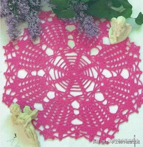 钩餐桌垫,钩餐桌垫视频教程