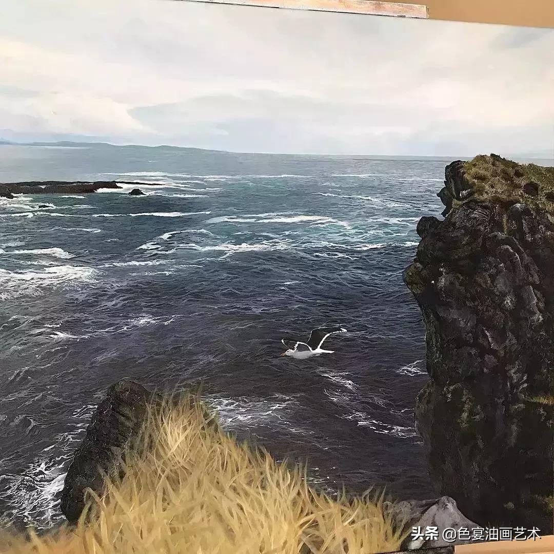 用最简单的画笔，画出绝美的大海