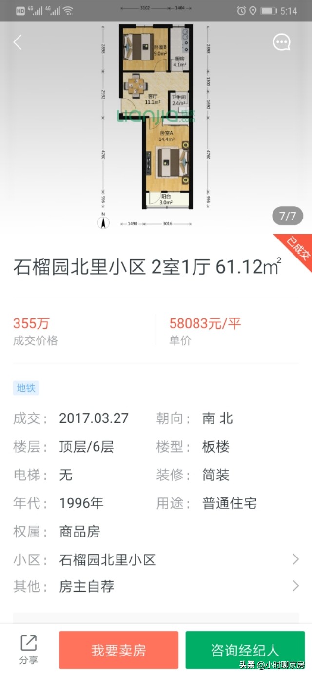北京四环内最便宜的房子,北京四环最便宜的二手房