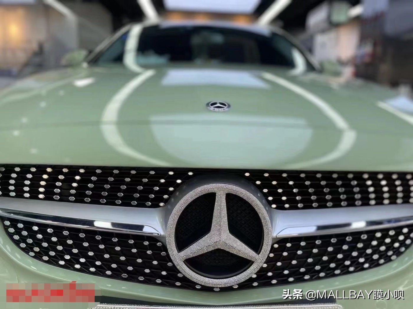 奔驰c级2022款最漂亮改色,奔驰c20改色膜效果图