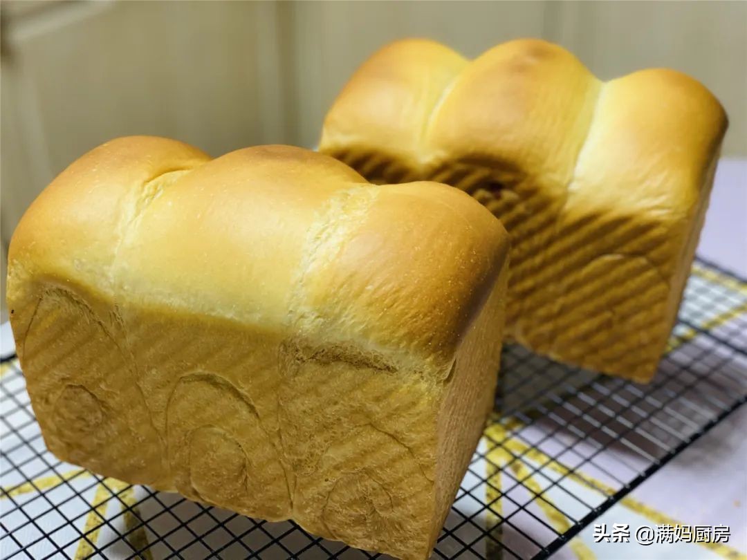 层次分明的原味吐司做法,每一口都甜到了心里