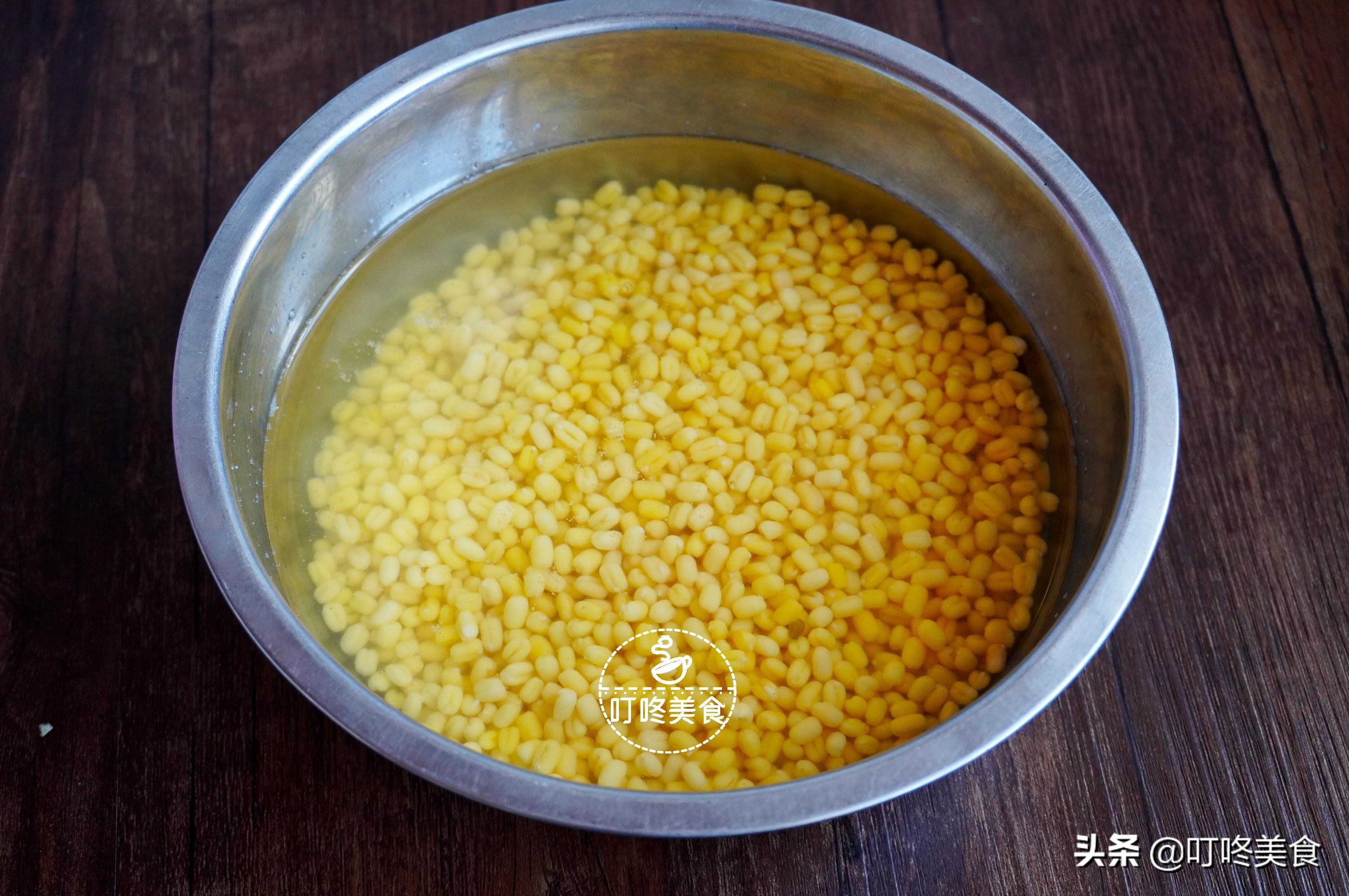 1碗绿豆1勺糖，2分钟教你自制绿豆糕，香甜细腻，比买的还好吃