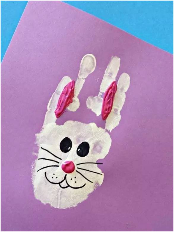 复活节兔子手工外发,复活节兔子彩蛋做手工