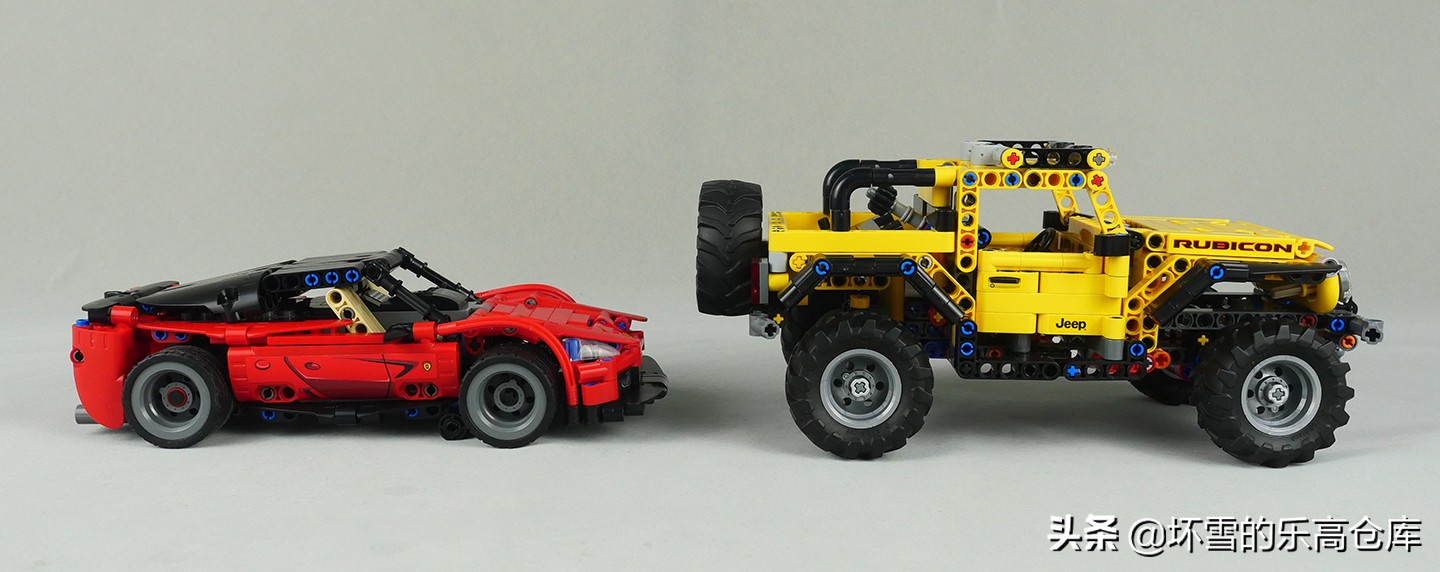 启蒙积木暗影跑车,可以漂移的积木跑车测评