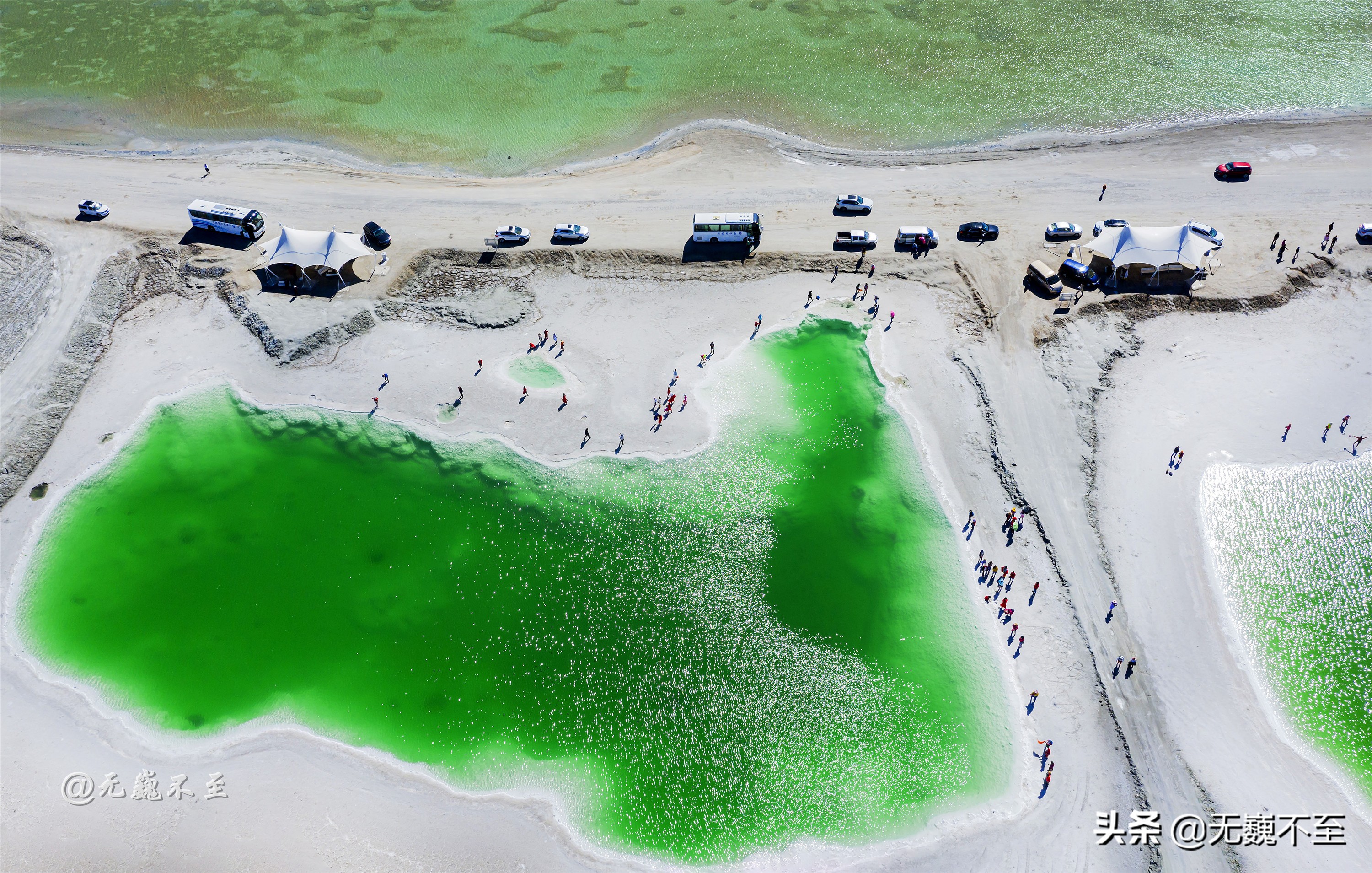 青甘大柴旦翡翠湖,青海大柴旦翡翠湖攻略图片