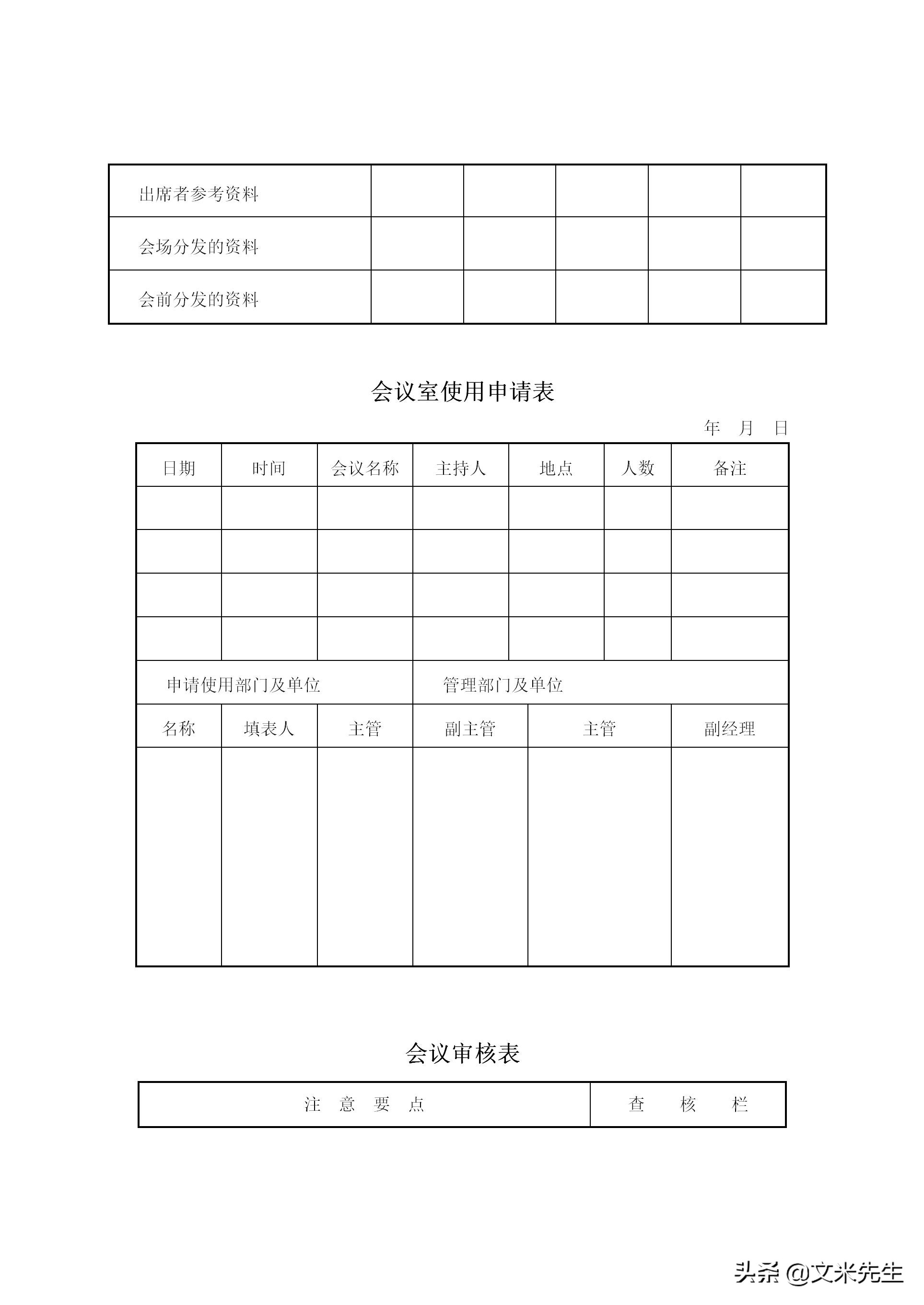 行政管理常用表格有哪些,行政管理制度表格流程规范大全图