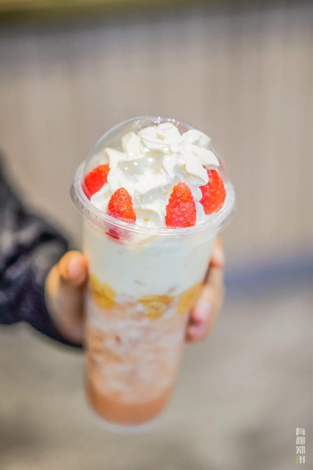 逛陈砦花卉,逛完街来杯温暖的奶茶