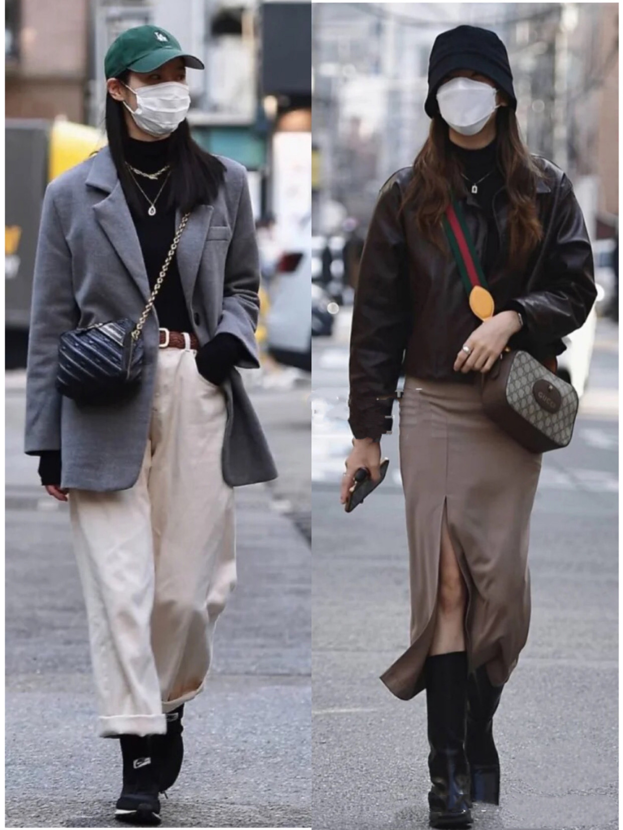 人手一件的黑色打底衫，韩国女生是怎么穿的？