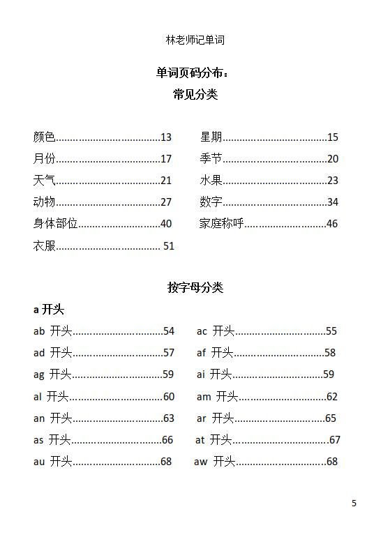 颜色英语单词分类记忆，小学词汇汇总速记