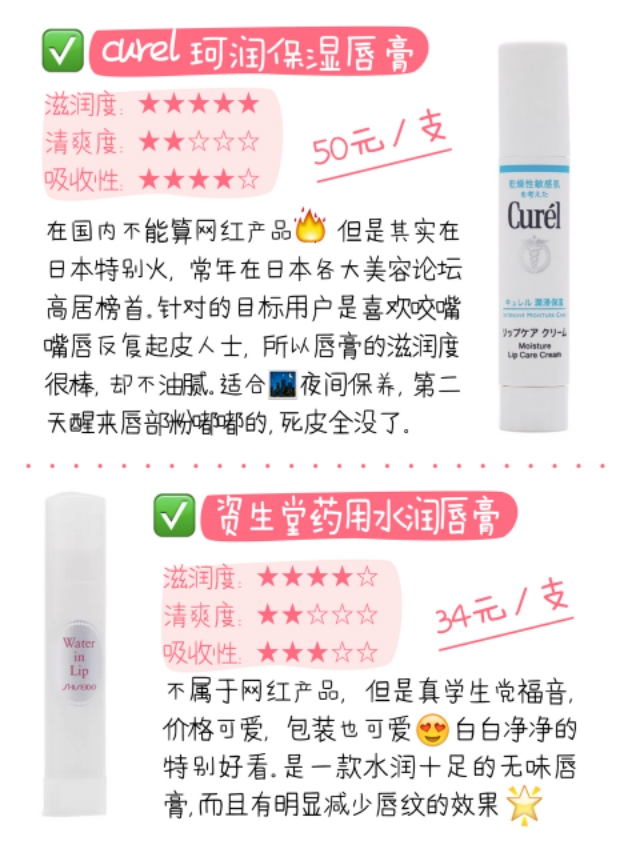 润唇又带颜色的唇膏测评,唇膏唇蜜测评