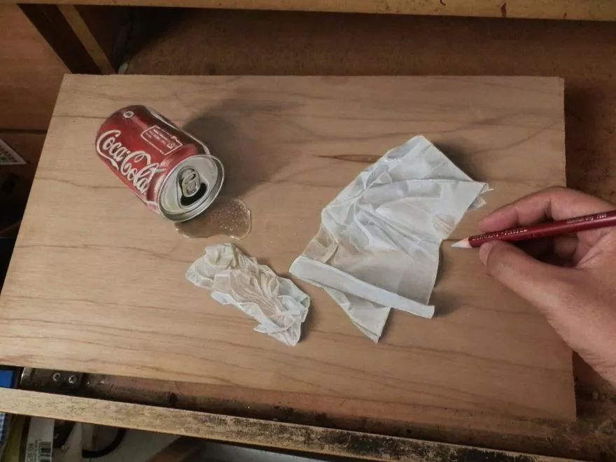 3d超写实彩铅画,超写实彩铅手绘细腻的让人咋舌