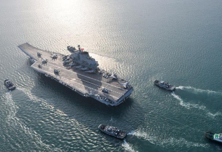 辽宁舰和山东舰联合军演,台海军演山东舰航母编队装备