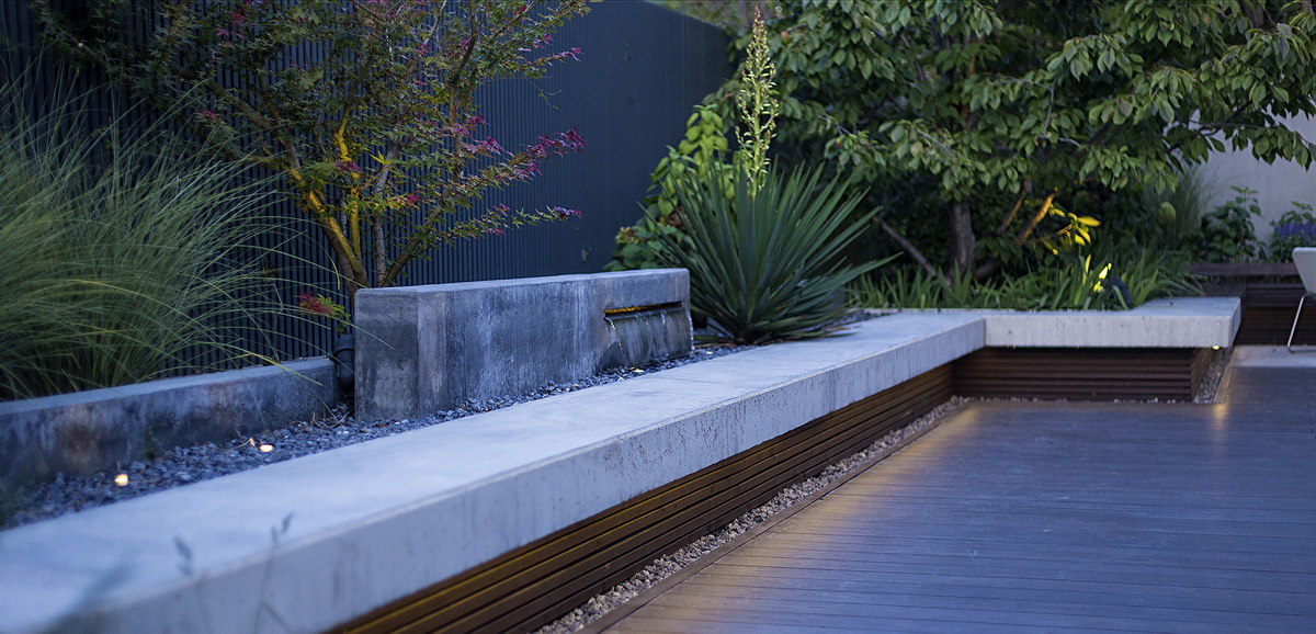 水泥地庭院花园,水泥的花园与森系的庭院有多新颖