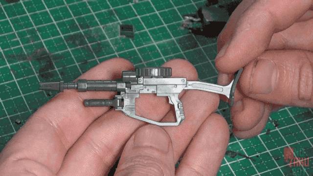 扎古蚀刻片安装,扎古蚀刻片